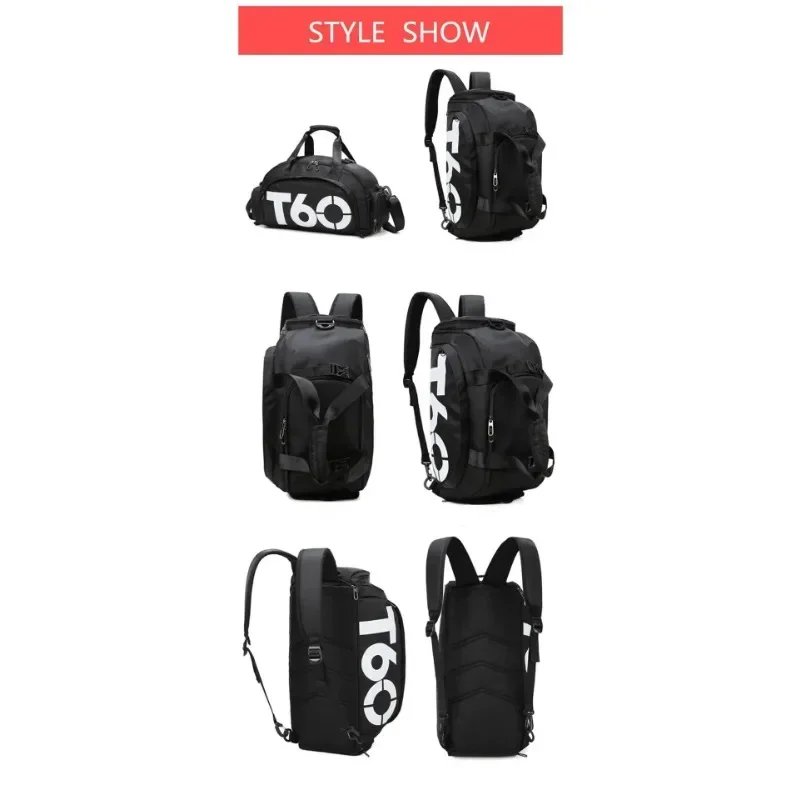 Travel Sports Bag Men Gym Bag Oxford Dry Wet Separation Bag Large Capacity Yoga Sports Backpack Luggage Bag Fitness Training Bag
