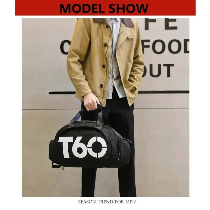 Travel Sports Bag Men Gym Bag Oxford Dry Wet Separation Bag Large Capacity Yoga Sports Backpack Luggage Bag Fitness Training Bag