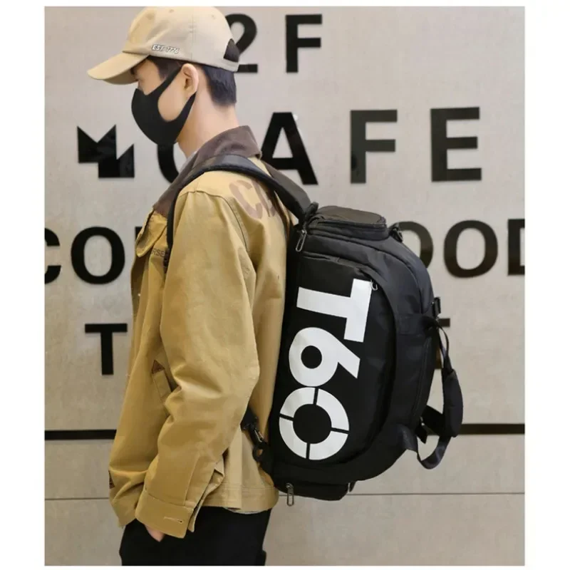 Travel Sports Bag Men Gym Bag Oxford Dry Wet Separation Bag Large Capacity Yoga Sports Backpack Luggage Bag Fitness Training Bag