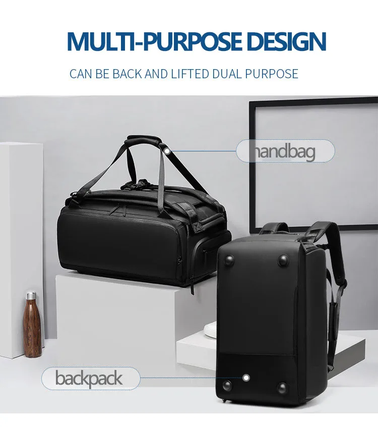 Sport Gym Bag ForMen Travel Luggage  Backpack Bags Multi-funcation Fitness Dry Wet Shoulder Bag Outdoor Handbags Tourist Duffle