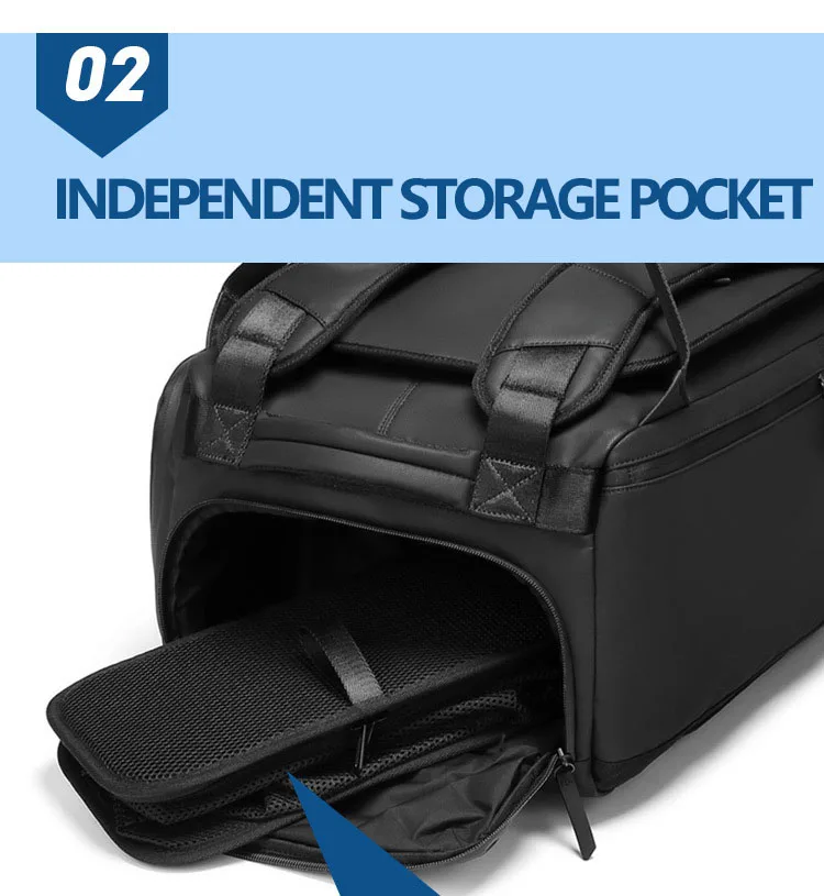 Sport Gym Bag ForMen Travel Luggage  Backpack Bags Multi-funcation Fitness Dry Wet Shoulder Bag Outdoor Handbags Tourist Duffle