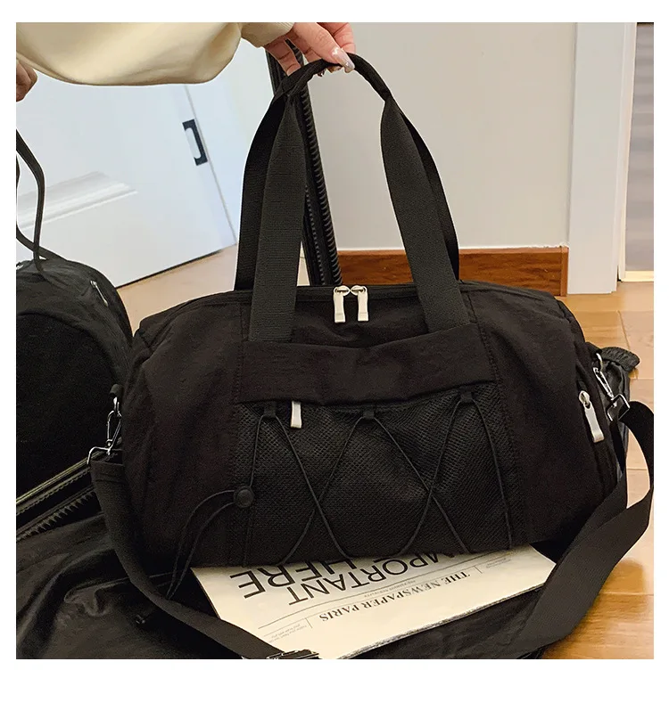 Women Gym Bags Fitness Handbag Sports Tote Bag Dry Wet Swimming Training Daypack With Shoe Pocket Travel Duffel Shoulder Bags
