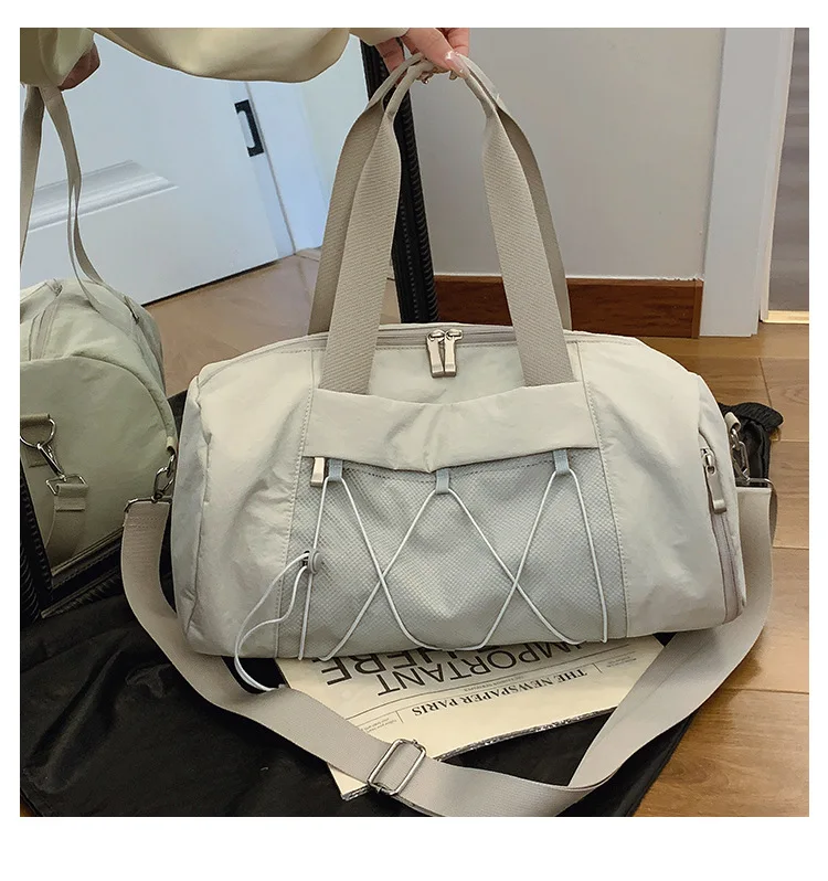 Women Gym Bags Fitness Handbag Sports Tote Bag Dry Wet Swimming Training Daypack With Shoe Pocket Travel Duffel Shoulder Bags