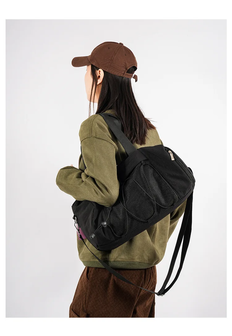 Women Gym Bags Fitness Handbag Sports Tote Bag Dry Wet Swimming Training Daypack With Shoe Pocket Travel Duffel Shoulder Bags