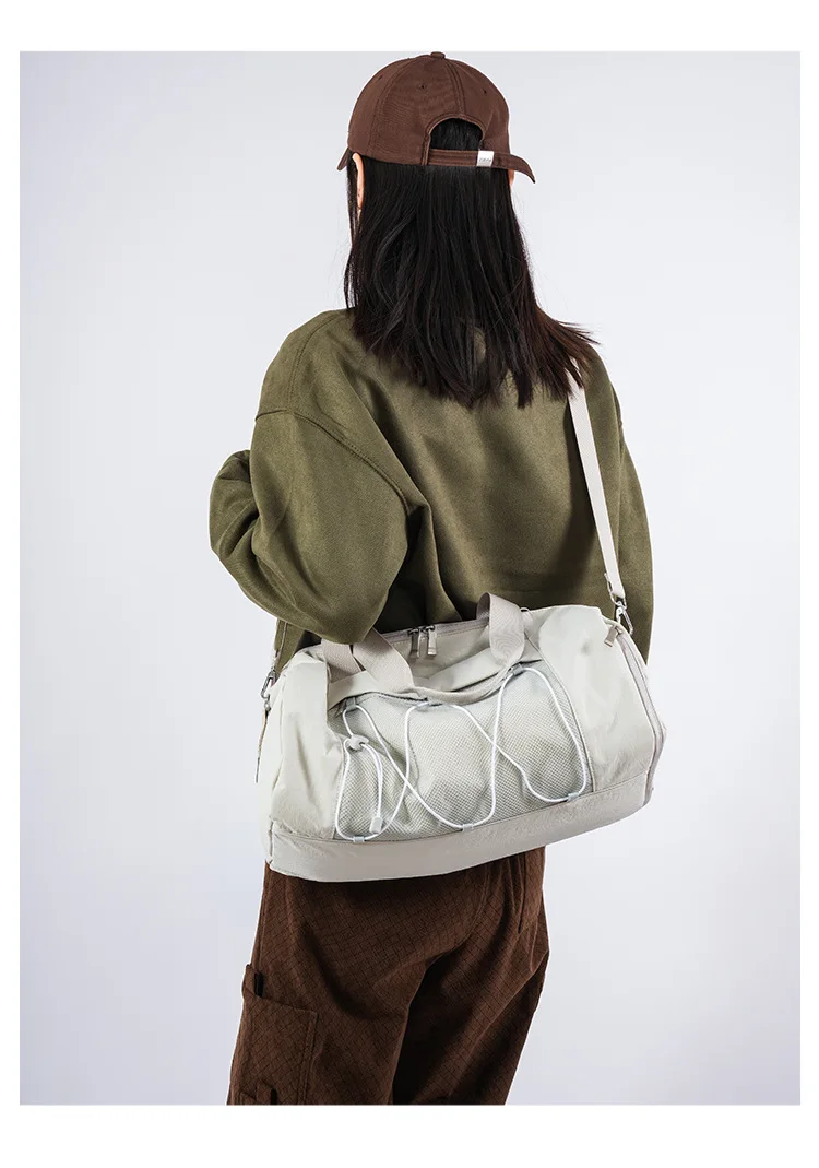 Women Gym Bags Fitness Handbag Sports Tote Bag Dry Wet Swimming Training Daypack With Shoe Pocket Travel Duffel Shoulder Bags