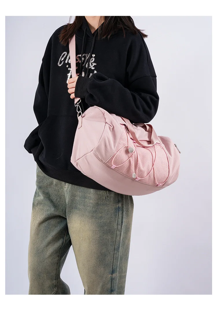 Women Gym Bags Fitness Handbag Sports Tote Bag Dry Wet Swimming Training Daypack With Shoe Pocket Travel Duffel Shoulder Bags