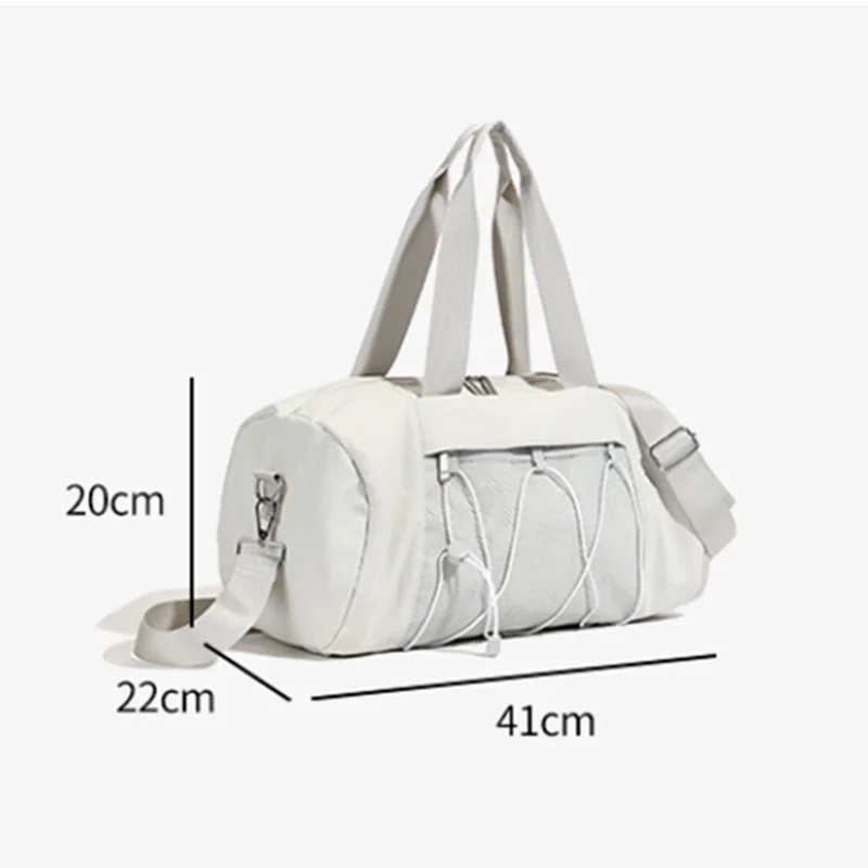 Women Gym Bags Fitness Handbag Sports Tote Bag Dry Wet Swimming Training Daypack With Shoe Pocket Travel Duffel Shoulder Bags