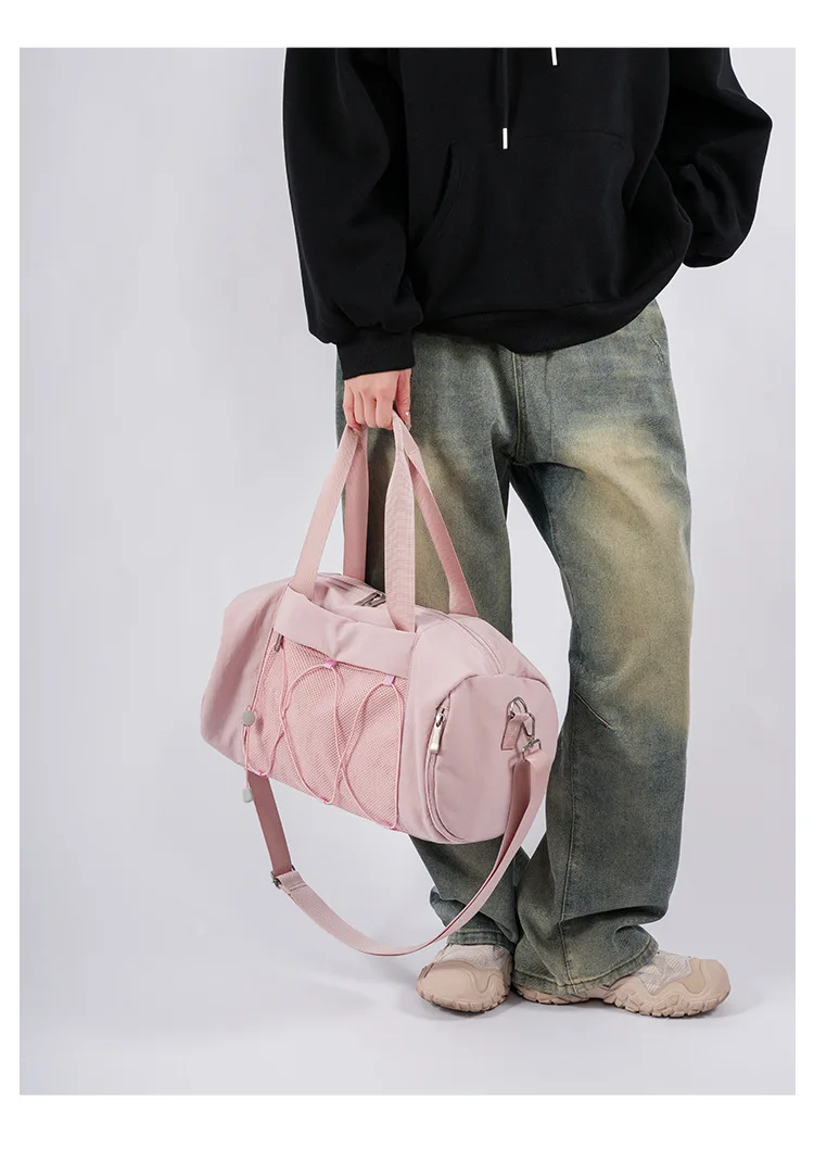 Women Gym Bags Fitness Handbag Sports Tote Bag Dry Wet Swimming Training Daypack With Shoe Pocket Travel Duffel Shoulder Bags