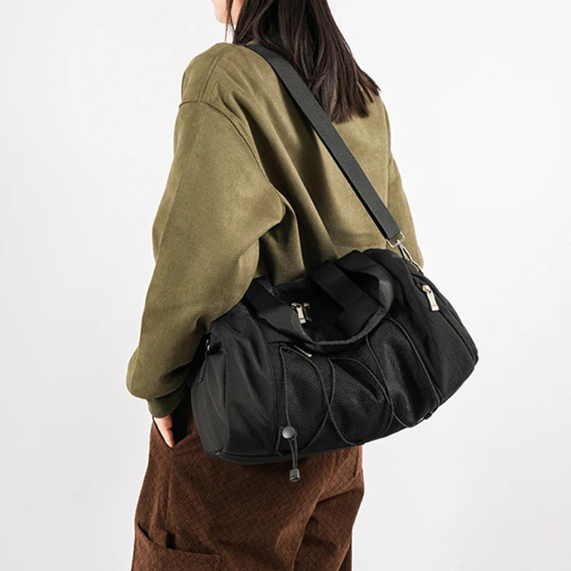 Large Women’s Fitness Handbag Gym Sport Tote Bag Dry Wet Swimming Training Daypack With Shoe Pocket Travel Duffel Shoulder Bags