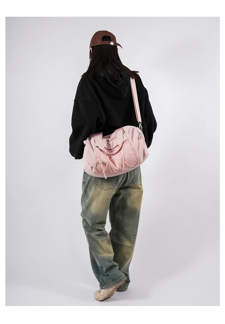 Large Women’s Fitness Handbag Gym Sport Tote Bag Dry Wet Swimming Training Daypack With Shoe Pocket Travel Duffel Shoulder Bags