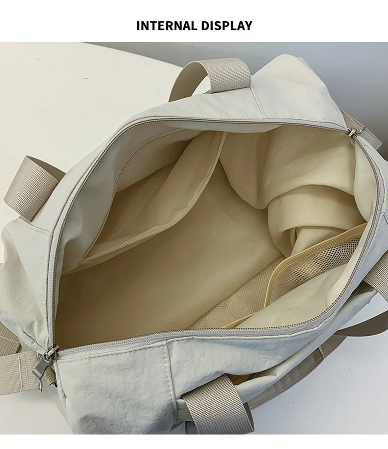 Large Women’s Fitness Handbag Gym Sport Tote Bag Dry Wet Swimming Training Daypack With Shoe Pocket Travel Duffel Shoulder Bags