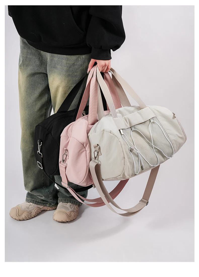 Large Women’s Fitness Handbag Gym Sport Tote Bag Dry Wet Swimming Training Daypack With Shoe Pocket Travel Duffel Shoulder Bags