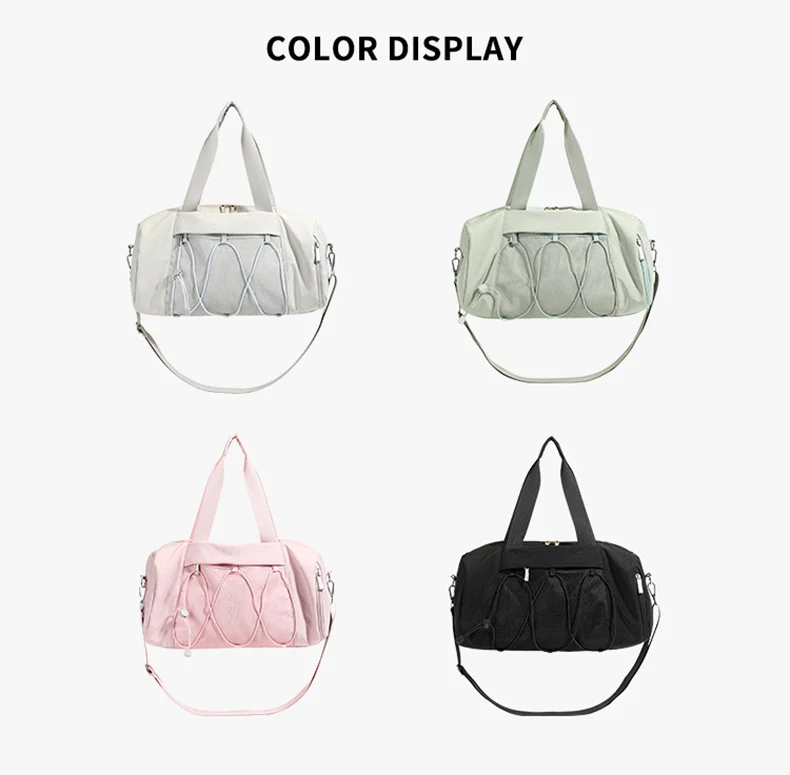 Large Women’s Fitness Handbag Gym Sport Tote Bag Dry Wet Swimming Training Daypack With Shoe Pocket Travel Duffel Shoulder Bags
