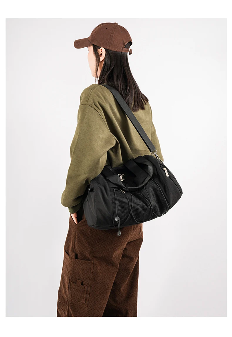 Large Women’s Fitness Handbag Gym Sport Tote Bag Dry Wet Swimming Training Daypack With Shoe Pocket Travel Duffel Shoulder Bags