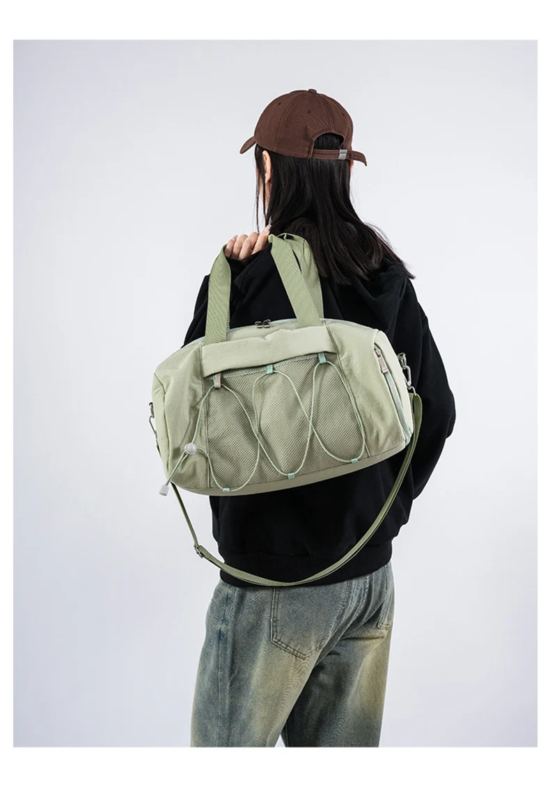 Large Women’s Fitness Handbag Gym Sport Tote Bag Dry Wet Swimming Training Daypack With Shoe Pocket Travel Duffel Shoulder Bags