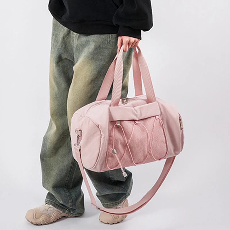 Large Women’s Fitness Handbag Gym Sport Tote Bag Dry Wet Swimming Training Daypack With Shoe Pocket Travel Duffel Shoulder Bags
